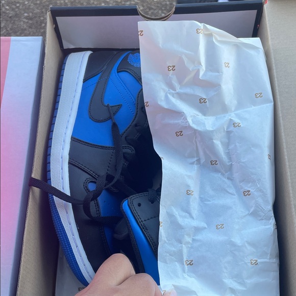 Jordan Athletic Shoes - Black and Blue - Picture 1 of 5